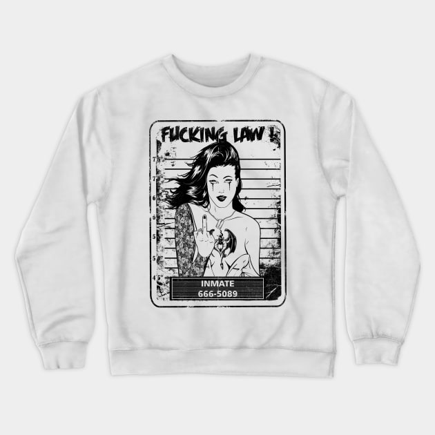 F YOU! Crewneck Sweatshirt by Dark Planet Tees